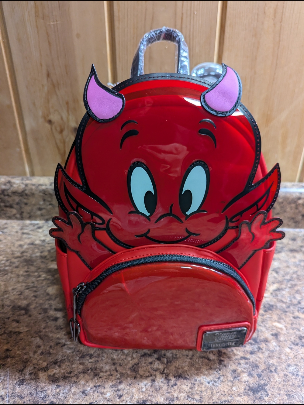 Casper--Loungefly Red Devil Character Mini Backpack with Pink Horns